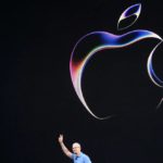 Apple CEO Tim Cook speaks during Apple's Worldwide Developers Conference (WWDC) at the Apple Park campus in Cupertino, Calif., on June 5, 2023. (JOSH EDELSON/AFP via Getty Images) (JOSH EDELSON via Getty Images)
